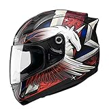 Fünfteiliges, vollständig abnehmbares Futter, einschließlich Dachhimmel x1, Wangen x2, Schlingen x2, leicht zu reinigen und auszutauschen, die Kopfhaut sauber halten, Stoff mit COOLMAX-Material, kann Feuchtigkeit von der Oberfläche entfernen, kühl und trocken halten.