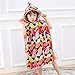 Produktbild Zgsjbmh Kinder Badetuch Kinder Bademantel Handtuch Poncho Strandtuch Neoprenanzug Handtuch Mit Kapuze Bademantel Poncho für Surfen, Schwimmen Kinder Strandponcho mit Kapuze
