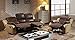 Produktbild Microfaser Relax Schlafsofas Relaxsofas Fernsehsessel 5129-3+1-PU-639