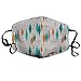 Produktbild Mid-Century Modern Diamond Pattern Face Mouth Mask Unisex Polyester Comfy Anti Dust Masks