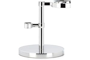 M MÜHLE MÜHLE Chrome HEXAGON Shaving Brush & Razor Stand (RHMHXG)