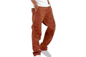 YOLIMOK Pantalones para Hombre Verano Moda Trabajo Pantalones Casual Pants Deporte Jogging Pantalon Suelto Fitness Chandal Hombre Al Aire Libre Pantalones de Trekking Multibolsillos Tallas Grandes
