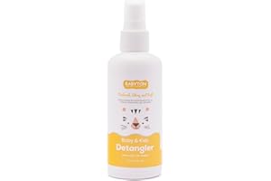 Babyton Baby & Kids Detangler Spray 200ml – Natural & Organic Leave-In Hair Conditioner for Tangle-Free, Soft & Shiny Hair – Aloe Vera, Chamomile & Calendula No Parabens, Dyes, or Fragrance