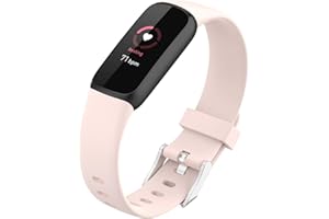 FunBand kompatybilny z paskami Fitbit Luxe, klasyczny miękki silikonowy pasek, zamienny dodatek do smartwatcha Fitbit Luxe