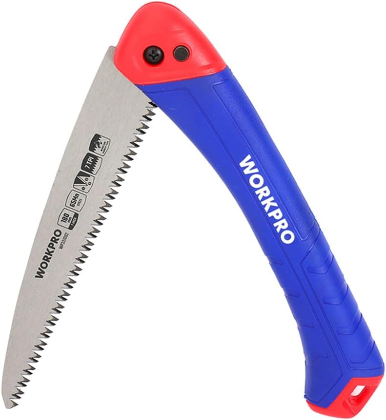 WORKPRO WP333002 180mm Katlanabilir Profesyonel Ağaç Budama Testeresi