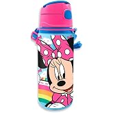 Kids Licensing - Water Bottle for Boys and Girls &ndash; Aluminium Water Bottle with Handle and Click Closure, BPA and Toxin Free,