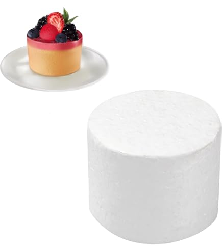 FunCakes Cake Dummy Carré 20x20x7cm - Support Réutilisable Pour Décorations De Gâteaux - Polystyrène Recyclé
