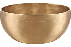 Sonic Energy Uniwersalna misa dźwiękowa – 750 g do medytacji, jogi i leczenia dźwiękiem – w zestawie pokrowiec z tkaniny i filcowy pierścień (SB-U-750)