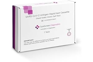 Covid Tests Pack of 7 | SureScreen Diagnostics Covid 19 Rapid Self Test | CE Marked