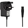 Lamkrtlp 12V for Braun Shaver Charger Cable Series 5, 3, 9, 7, 1 Beard Trimmer, Braun Shaver Charger UK Plug for 340 370 390cc 720 760cc 790cc 720s-4