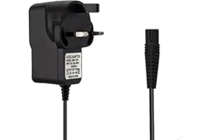 Lamkrtlp 12V for Braun Shaver Charger Cable Series 5, 3, 9, 7, 1 Beard Trimmer, Braun Shaver Charger UK Plug for 340 370 390cc 720 760cc 790cc 720s-4