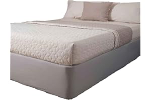 Belledorm - Rivestimento per giroletto o per base del divano, in 100% jersey di cotone, per letto matrimoniale, colore: nuvola