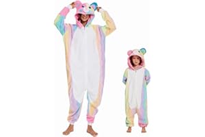 RandWind Pyjamas Onesies Cosplay Unisexe Animaux Halloween Costume Combinaison