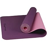 Gymo Ecological 6mm TPE Yoga Mat Pilates Cushion Plum