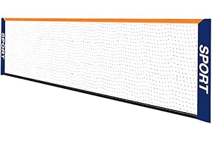 LOL-FUN F Fityle Rete da Badminton Portatile Rete da Allenamento Sportiva di Ricambio Facile da Installare Rete da Pallavolo per Allenamento di Tennis