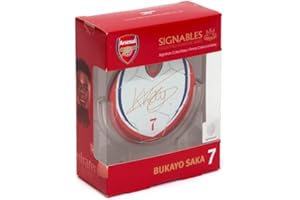 Arsenal F.C.: Signables Signature Series (Facsimile Signed) Fußball signierbar mit Spielerinfo – Offizielles Sammlerstück