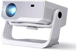 Videoprojecteur 2025 avec App Intégrée - Wielio Projecteur Portable Full HD 1080P 700ANSI,Retroprojecteur Supporté 4K WiFi Bluetooth,Correction Trapézoïdale Auto, Compatible avec iOS Android HDMI