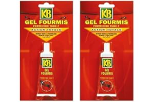 HORSEMEN Anti Fourmis KB Jardin Lot de 2 Tubes Gel 30 grammes
