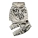 Produktbild 2 Stück Kinderkleidung Set Hirolan Baby Kapuzenpullover mantel Outfits Kleinkind Junge Stil Beschriftung Hoodie Tops Muster Hose Strampelanzug Baumwolle Langarmshirt Strampelhöschen (Grau, 80)