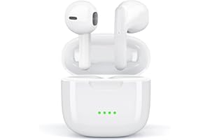 CUYUUCI Bluetooth Ecouteurs Intra-Auriculaires sans Fil, Ecouteur Bluetooth 5.3 Hi-FI Son Stéréo, Contrôle Tactile, Mic Intégrés, réduction du Bruit, 24 Heures Durée de Lecture, pour Phone iOS Samsung Android