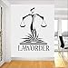 Produktbild Restaurant Wall Stickerlegal Office Wall Decal Applique Lawyer Justice Libra Court Sticker Modern Home Interior Wallpaper Z959 56X77Cm