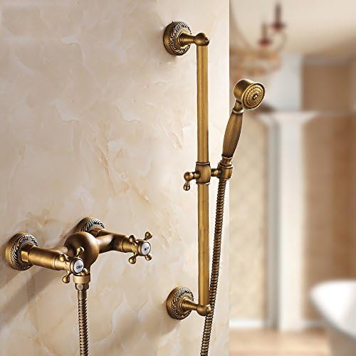 JIAHENGY Shower European style retro fashion personality Antique Bathroom suite bath head continental hot and cold easy full copper