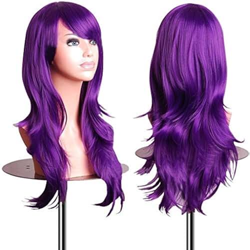 Amazon.co.uk purple wig