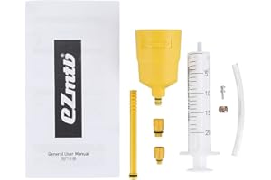 CYCEARTH Bicicletta Freno A Disco Idraulico Strumento Spurgo Imbutito/Tappo Olio per Shimano MTB Disco Freno Olio Minerale Fluido e Kit di Spurgo