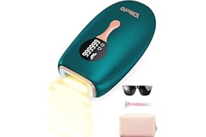YOHOOLYO Depiladora Laser Depiladora Luz Pulsada Laser Depilacion IPL 999,999 Pulsos de Luz 5 Nivels 2 Modos para Mujeres y Hombres Cuerpo y Cara Bikini Piernas Axilas