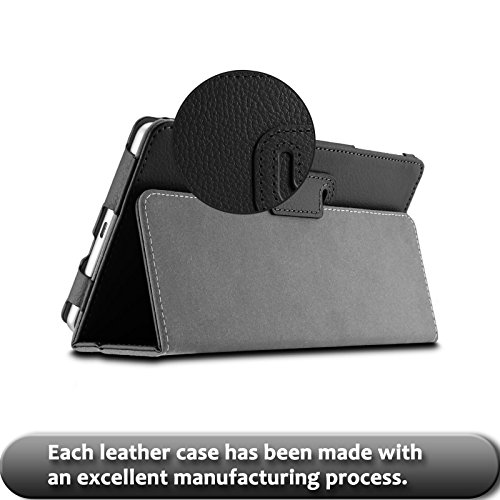 Odys Pluto 7 Hülle Case, Infiland Slim Fit Folio PU-lederne dünne Kunstleder Schutzhülle Cover Tasche für Odys Pluto 7 17,7 cm (6,98 Zoll HD IPS Display) Phablet (mit Auto Schlaf / Wach Funktion)(Große Augen) - 5