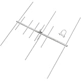 HYS Dual Band Yagi Antenna High Gain Outdoor Base Station Antenna 100W 9.5/11.5dBi VHF UHF 2M/70CM for Kenwood Motorola AnyTo