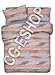 Duvet Cover Set Bed Single Bed 1P Stars Grey Orange