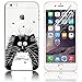 Produktbild iPhone SE Silikon Hülle,iPhone 5S Hülle,Sunroyal TPU Case Schutzhülle Silikon Crystal Kirstall Clear Case Durchsichtig,Funny Schwarz Weiß Katze Malerei Muster Transparent Weichem Silikon Schutzhülle Handy Gürtel Tasche Schutzhülle Hülle Case Cover Fall-Abdeckung Etui TPU Bumper Kratzfeste Scratch-Resistant Schale für iPhone SE/5S/5 + 1 x Frei Displayschutzfolie