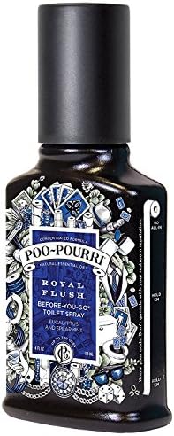 Poo Pourri Toilet Spray Before You Go Spritz Fragrance Odour Freshener Home Gift (royal flush, 4oz)