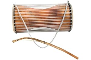 TERRÉ Talking Drum Profi sprechtr ommel Ø 22 cm altezza 40 cm Africa Tama Clessidra tamburo