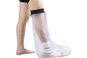 HKF HO KI HO Protège Platre Demi Jambe Protection étanche pour Adulte, Protection étanche pour Platre et Protecteur de Bandage Utilisé Pour Tout en Douche/Baignade