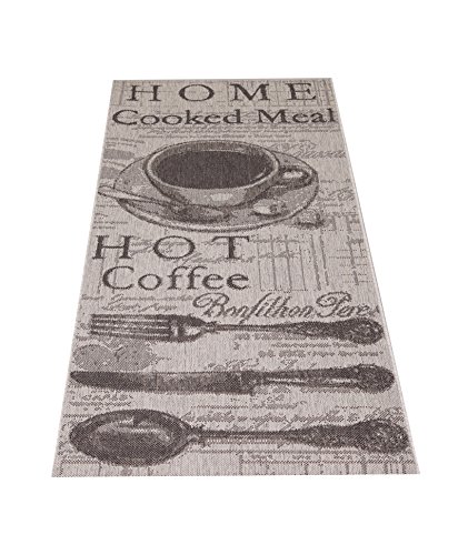 Ladeco Teppich Küchenläufer eat & drink 80 x 200cm