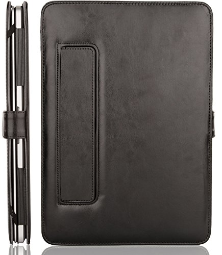 MOSISO Premium Qualität PU Leder Schutzhülle Tasche Hülle Sleeve Aktentasche Case für Macbook Pro 15 Zoll mit Retina Display (A1398, NO CD-ROM Drive), Schwarz - 8