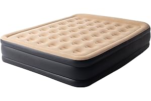 RAPTAVIS Queen Luftbett Selbstaufblasend Luftmatratze, Gästebett mit Eingebauter Pumpe, 203 x 157 x 47cm