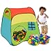 Produktbild LittleTom Bällebad Zelt 200 Baby Bälle Spielzelt 100x100x102cm Popup Spielhaus