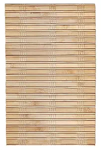 Flora Bamboo Roll-up Blind, 152.4x152.4 cm, Beige, Pack of 1