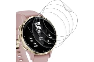 SkyKeep (4 Stücke für Folie Garmin Venu 3s Displayschutz Garmin Venu 3s Schutzfolie Garmin Venu 3s Panzerglasfolie für Garmin Venu 3s Schutz (Soft TPU)