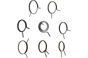 Oniissy 5 szt. sprężyn zapasowych klamek drzwi, gałka klamki drzwi, zamiennik zatrzasku ze stali nierdzewnej do uchwytów prawo- i leworęcznych