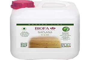 BIOFA 4061/2085 Naplana soin et cire naturelle pour sols en bois 5 l
