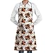 Produktbild Thanksgiving Funny Turkey Grill Aprons Kitchen Chef Bib - Professional for BBQ Baking Cooking for Men Women Pockets cute aprons