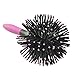 Denshine 3D Bomb Curl Brush Styling Salon Round Hair Curling Curler Comb Tool Pink
