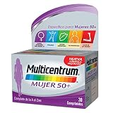 Multivitamínico específico para mujeres mayores de 50 años. Ayuda a disminuir el cansancio y la fátiga;  al normal funcionamiento del sistema inmunitario; a hacer frente a los cambios en las necesidades nutricionales tras la postmenopausia y a la salud de los huesos