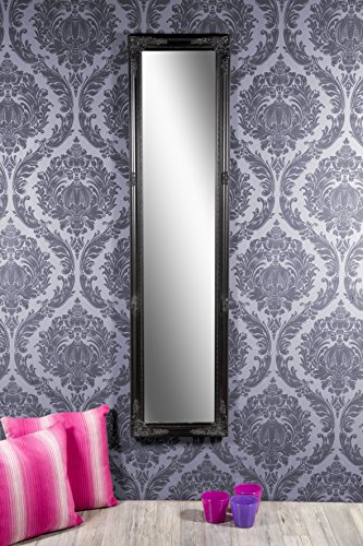 Spiegel Wandspiegel schwarz Barock FENNA 160 x 40 cm - 2