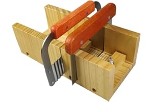 ATB-GIFT Taglierina di Sapone, Taglierina per Handmade Sapone, Utensili da Taglio di Sapone con Saponetta + Coltello a Onda + Coltello Piatto