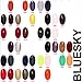 Choose any 5 colors Bluesky Soak off uv nail gel polish 10ml. WE CANNOT process your order until we receive your colour choice.